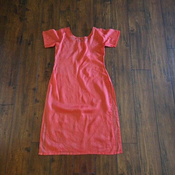 Embroidered Salwar Kameez Dupatta Long Scarf Red Gold Chiffon Party Wear Dress - Picture 13 of 16